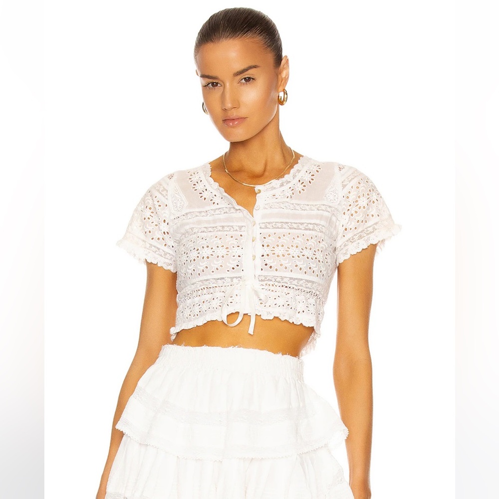 Love shack fancy Farley top size small